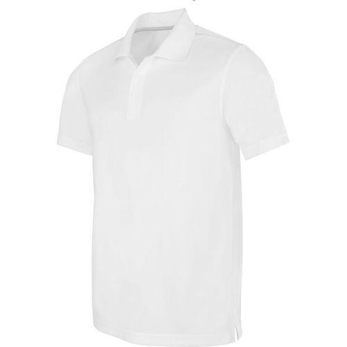Polo Homme Sport - Pa480 - Blanc - Manches Courtes