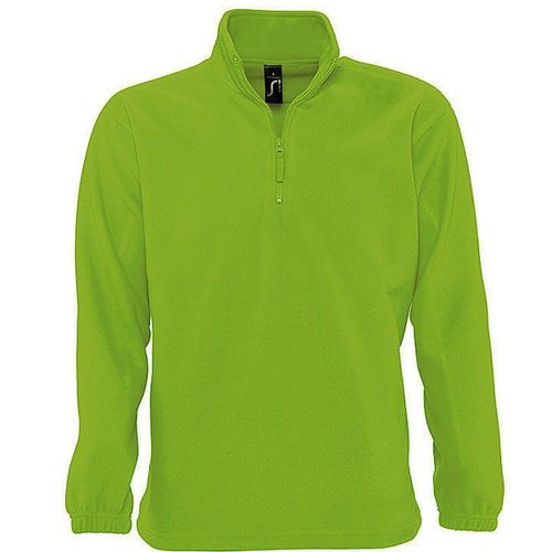 Sweat Shirt Polaire Col Zippé - 56000 - Vert Lime