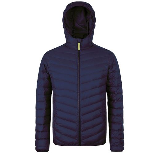 Doudoune Légère À Capuche Duvet Homme - 01620 - Bleu Marine