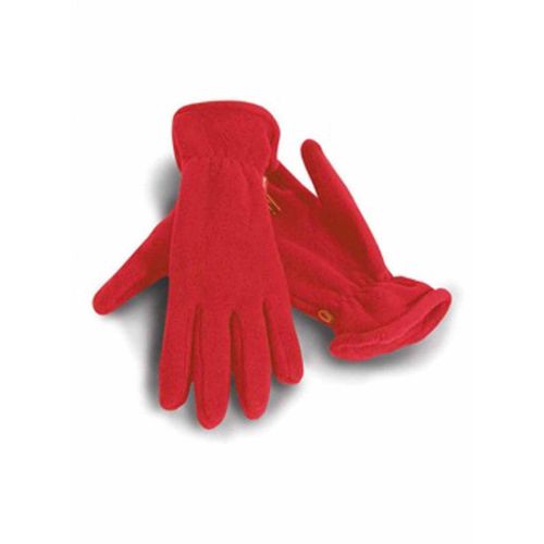 Gants En Polaire R144 Rouge - Mixte Homme Femme
