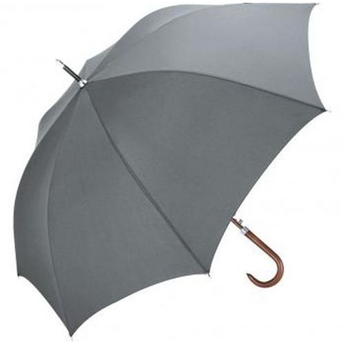 Parapluie Automatique Golf 120 Cm Poignée Canne Bois - 7350 - Gris