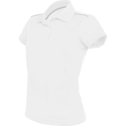 Polo Femme Sport - Pa481 - Blanc - Manches Courtes