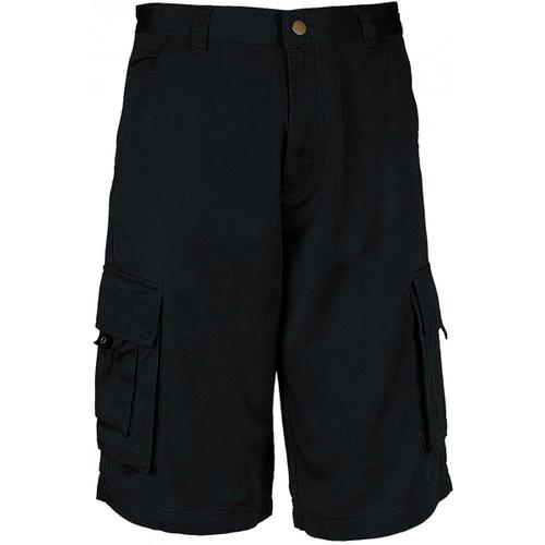 Bermuda Homme Multipoches K777 - Noir