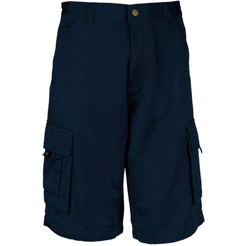 Bermuda Homme Multipoches K777 - Bleu Marine