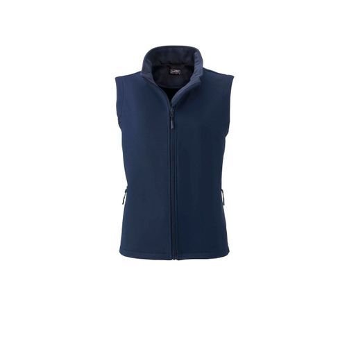Gilet Sans Manches Micropolaire Softshell - Jn1127 - Bleu Marine - Femme