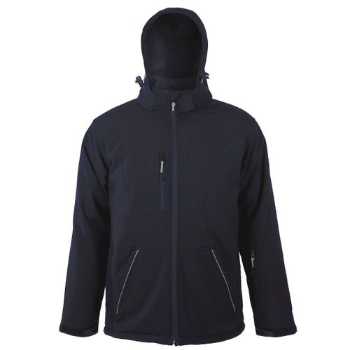 Veste Parka Softshell Doublée Et Matelassée - 46604 - Bleu Marine