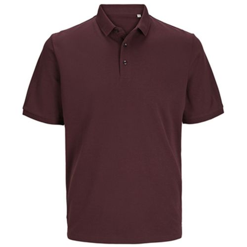 Polo Manches Courtes - Jack&jones - Unisexe - Jj7556 - Rouge Vin Port Royal