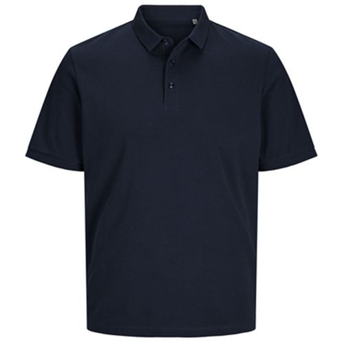 Polo Manches Courtes - Jack&jones - Unisexe - Jj7556 - Bleu Marine Blazer