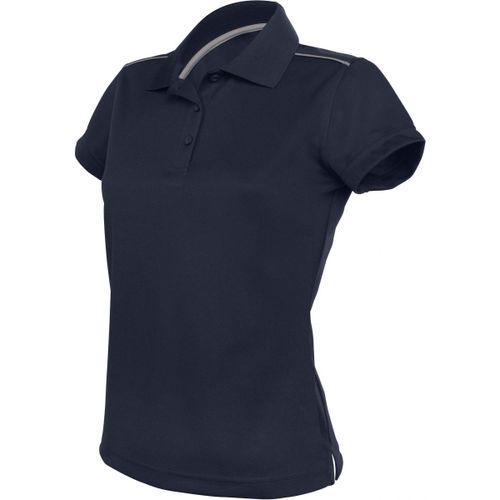 Polo Femme Sport - Pa481 - Bleu Marine - Manches Courtes