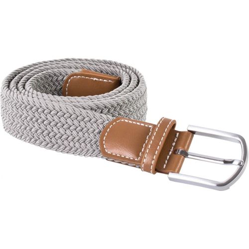 Ceinture Tressée Élastiquée - Kp805 - Gris Clair