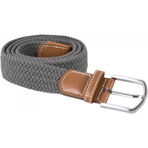 Ceinture Tressée Élastiquée - Kp805 - Gris Foncé