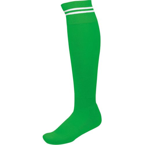 Chaussettes Sport - Pa015 - Vert Kelly Rayure Blanche