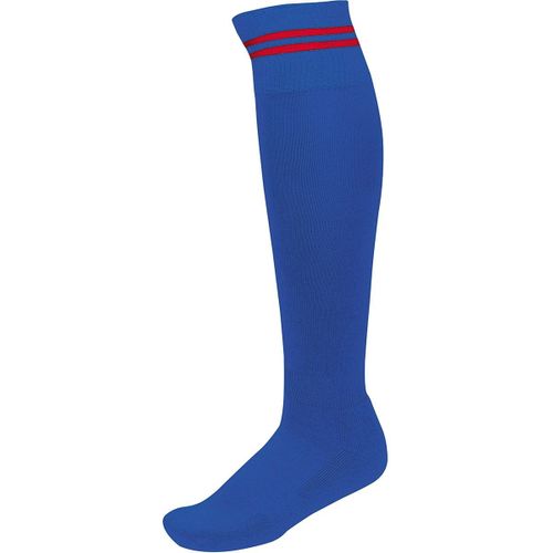 Chaussettes Sport - Pa015 - Bleu Roi Rayure Rouge