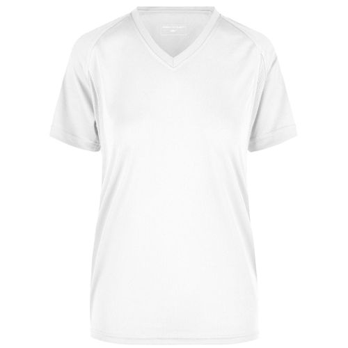 T-Shirt Running Respirant Jn316 - Blanc - Femme