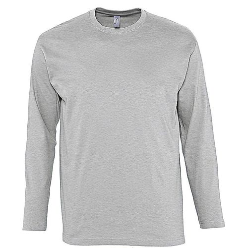 T-Shirt Manches Longues Homme - 11420 - Gris Chiné