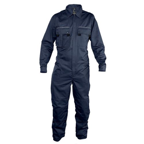 Combinaison De Travail Homme Simple Zip - Bleu Marine - 80902