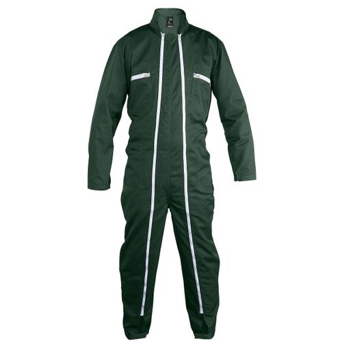 Combinaison De Travail Homme Double Zip - Vert - 80901