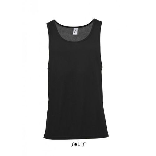 Débardeur Léger Emmanchures Profondes Unisexe - 01223- Noir
