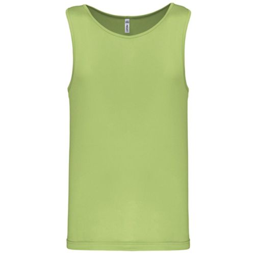 Débardeur De Sport - Homme - Pa441 - Vert Lime