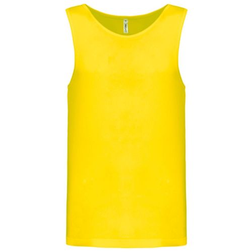 Débardeur De Sport - Homme - Pa441 - Jaune Fluo