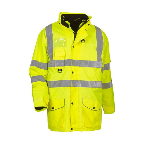 Parka De Sécurité Multifonctions 7 En 1 Hvp711 Jaune Fluo