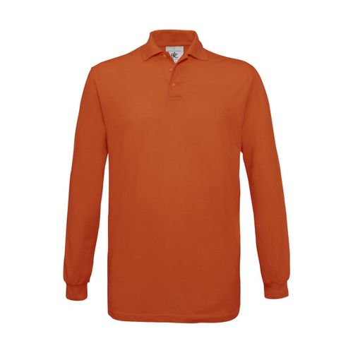 Polo Homme Manches Longues - Pu414 - Orange