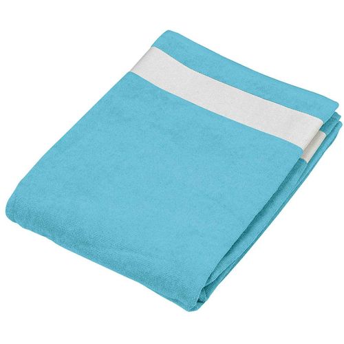 Drap De Plage Coton - K118 - Bleu Turquoise