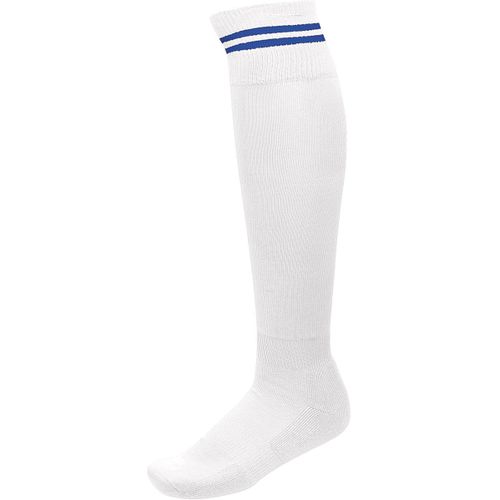 Chaussettes Sport - Pa015 - Blanc Rayure Royal