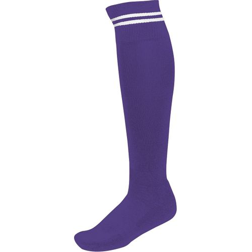 Chaussettes Sport - Pa015 - Violet Rayure Blanche
