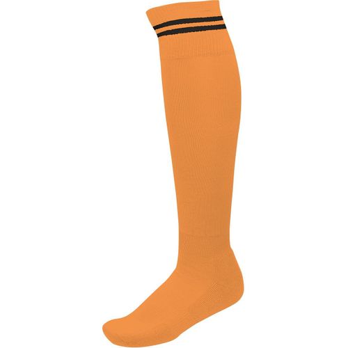 Chaussettes Sport - Pa015 - Orange Rayure Noir