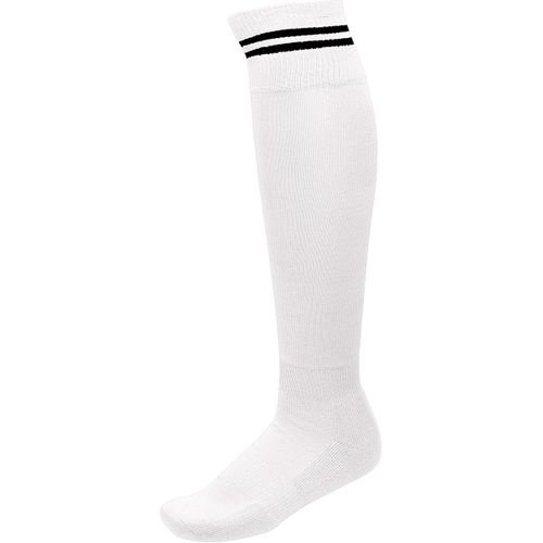 Chaussettes Sport - Pa015 - Blanc Rayure Noir
