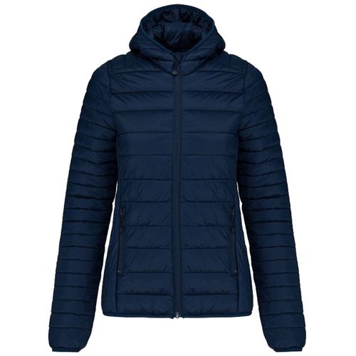 Doudoune Légère À Capuche - Femme - K6111 - Bleu Marine