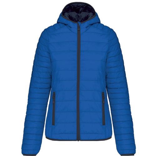 Doudoune Légère À Capuche - Femme - K6111 - Bleu Roi