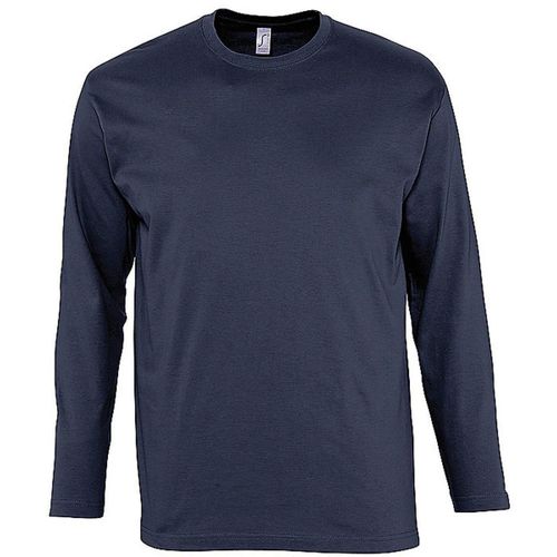T-Shirt Manches Longues Homme - 11420 - Bleu Marine