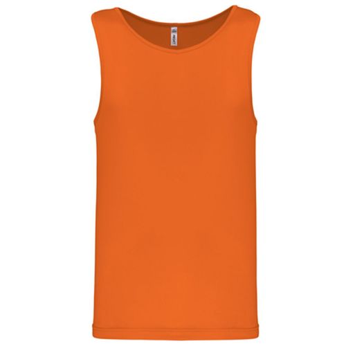 Débardeur De Sport - Homme - Pa441 - Orange Fluo