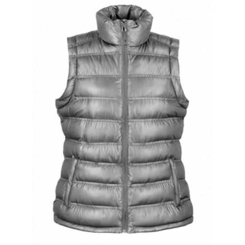 Doudoune Anorak Sans Manches Bodywarmer Femme - R193f - Gris