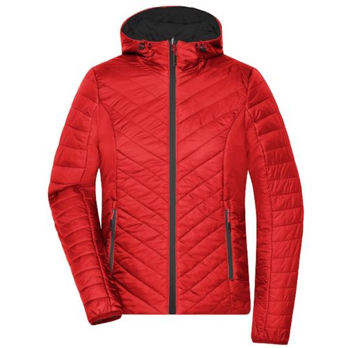 Doudoune Légére Fine Femme Réversible Jn1091 - Rouge