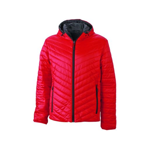 Doudoune Légére Fine Homme Réversible Jn1092 - Rouge