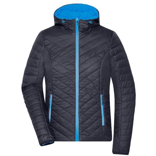 Doudoune Légére Fine Femme Réversible Jn1091 - Bleu