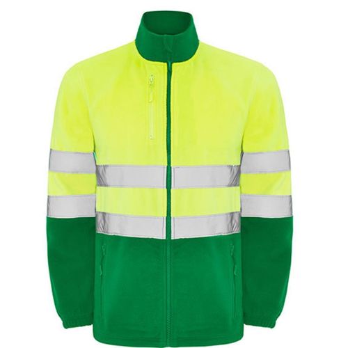 Veste Polaire Haute Visibilité - Hv9305 - Homme - Vert Et Jaune Fluo