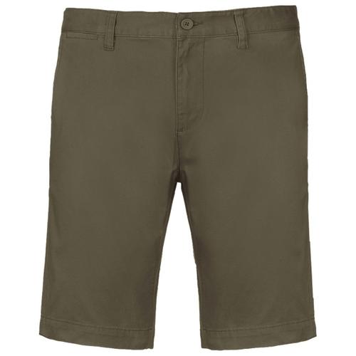 Bermuda Chino Homme - K750 - Vert Kaki