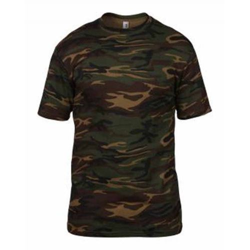T-Shirt Manches Courtes Army A939 Camouflage Vert Kaki