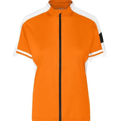Maillot Cycliste Zippé Femme Jn453 - Orange