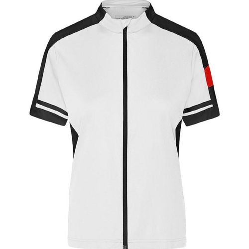 Maillot Cycliste Zippé Femme Jn453 - Blanc