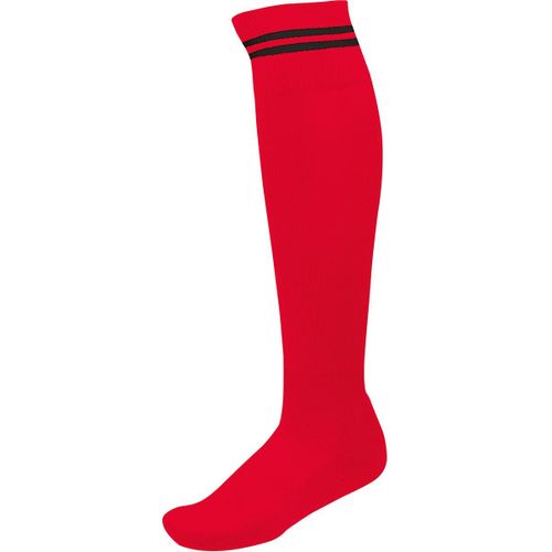 Chaussettes Sport - Pa015 - Rouge Rayure Noir