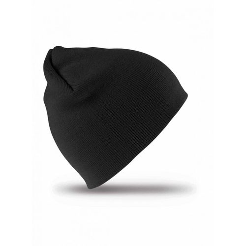 Bonnet Tricot Court - Taille Unique Adulte - Result Rc044x - Noir