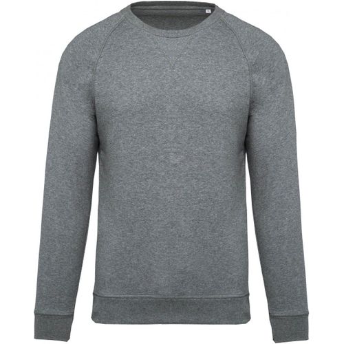 Sweat Shirt Coton Bio - Homme - K480 - Gris Clair Chiné