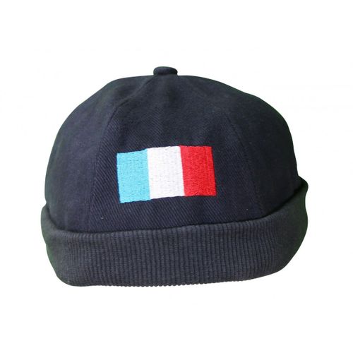 Bob - Bonnet Marin Docker Drapeau France - Bleu