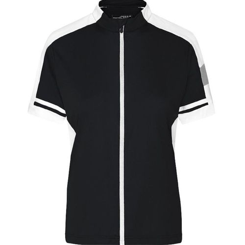 Maillot Cycliste Zippé Femme Jn453 - Noir