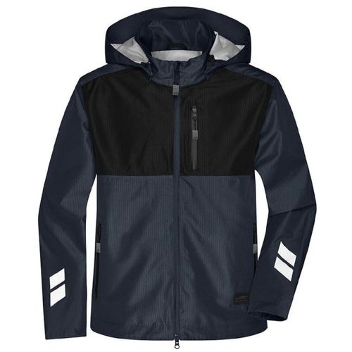 Veste De Travail Hardshell - Unisexe - Jn1814 - Carbone Et Noir
